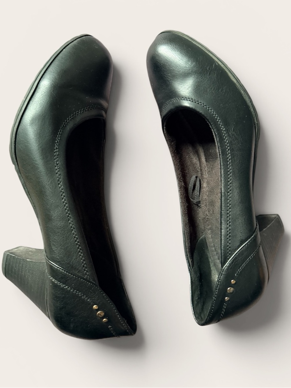 Classic black Women's Block Heel Pumps